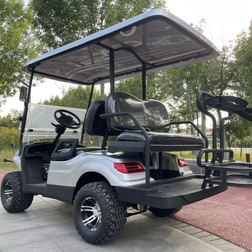 

New Energy Hunting Sightseeing Car 72V Lead-Acid Battery And Lithium Battery Optional Powered Electric Golf Cart Rapid Delivery