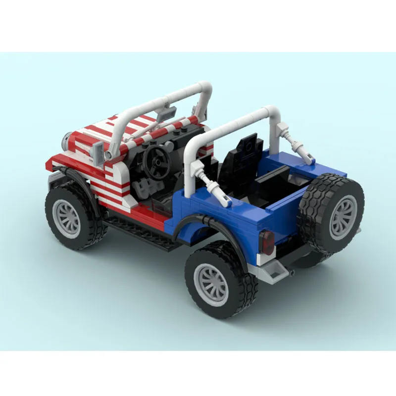 

MOC-180472 New Urban Sports Truck Building Block Model 602 Parts MOC Creative Boys Children Birthday Christmas Toys Gift