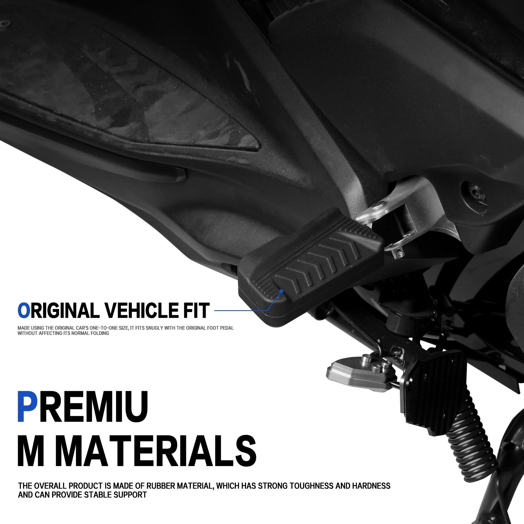 

For XMAX300 XMAX 300 155 2025 Motorcycle NMAX155 Footrest Footboard Rear foot protection rubber sleeve anti-collision rubber