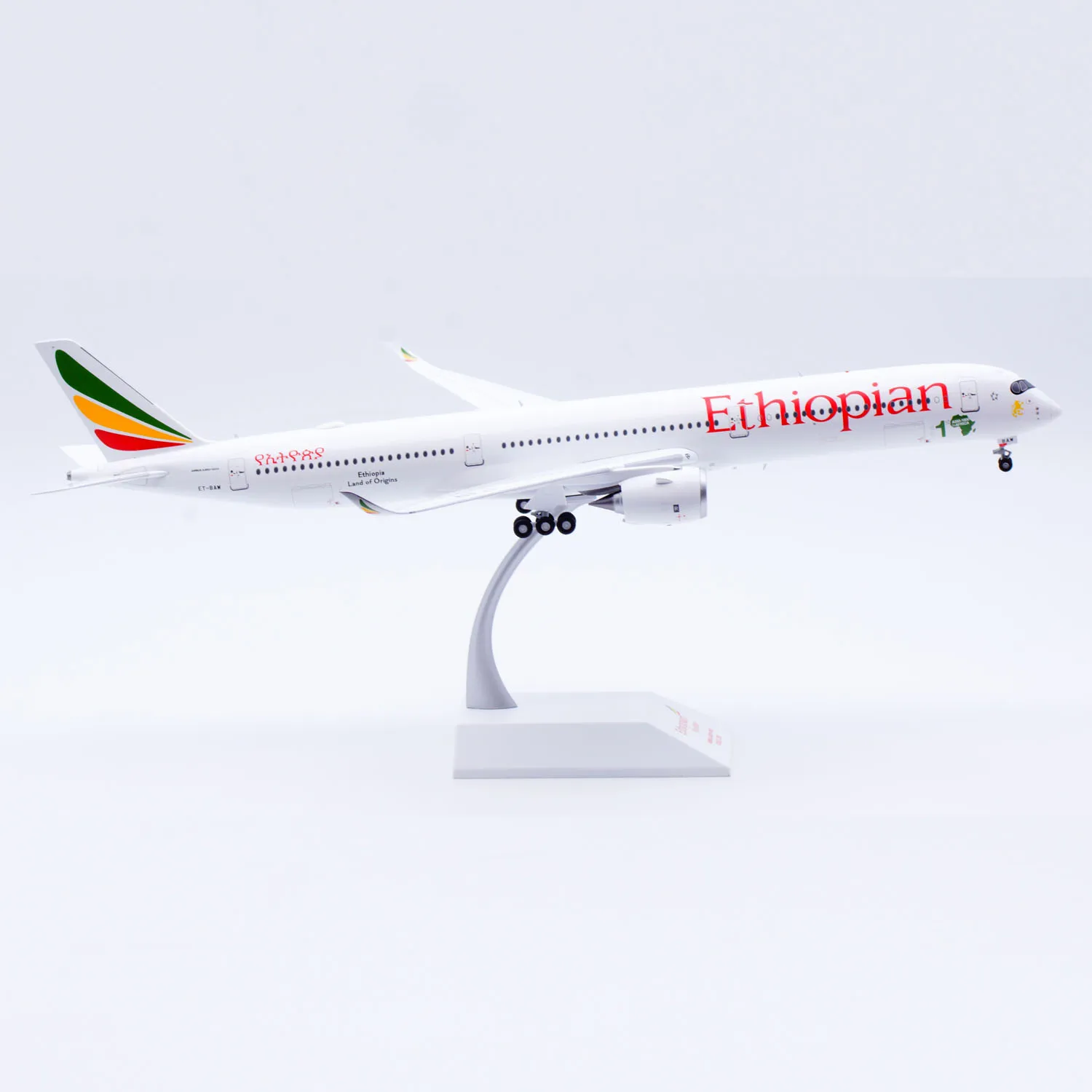 

XX20514 Alloy Collectible Plane Gift JC Wings 1:200 Ethiopian Airlines Airbus A350-1000 Diecast Aircraft Jet Model ET-BAW
