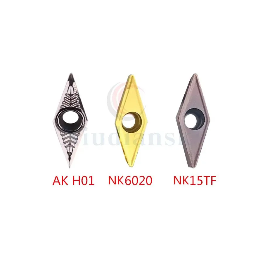 Outils externes de tour CNC, arbre tournant + lame en aluminium VCGT VCMT11 et lame universelle en acier inoxydable