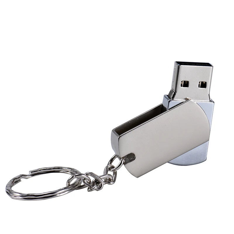 JASTER Metal USB 2.0 محرك فلاش USB 128GB 64GB دوران القلم محرك 32GB 16GB 8GB بندريف USB ذاكرة عصا مع مفتاح سلسلة 4GB
