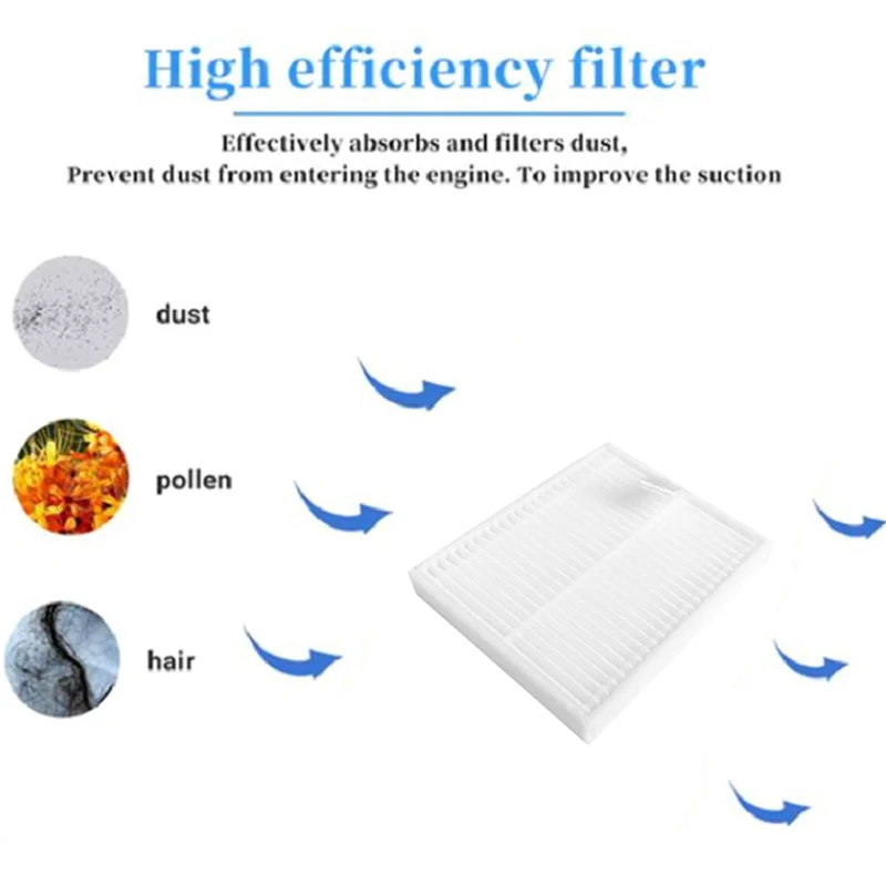 Filtre de pièce de rechange pour aspirateur Irobot Roomba Combo Essential Y0112, accessoires, filtres lavables, AT28-12PCS