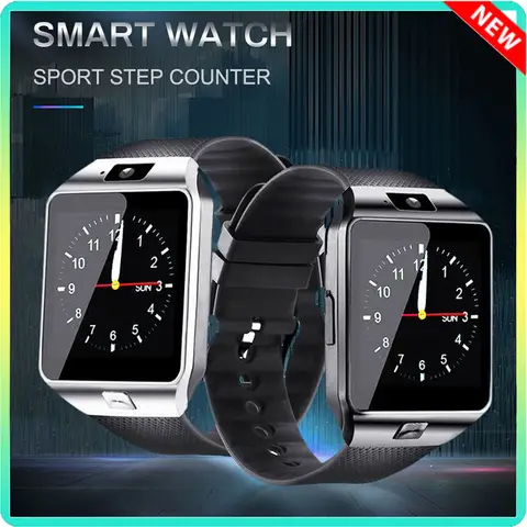 DZ09 Smart Watch With Take Photo Touchscreen Bluetooth Call Sports Call Reminder Phone Watch Camera Support 2G SIM Card