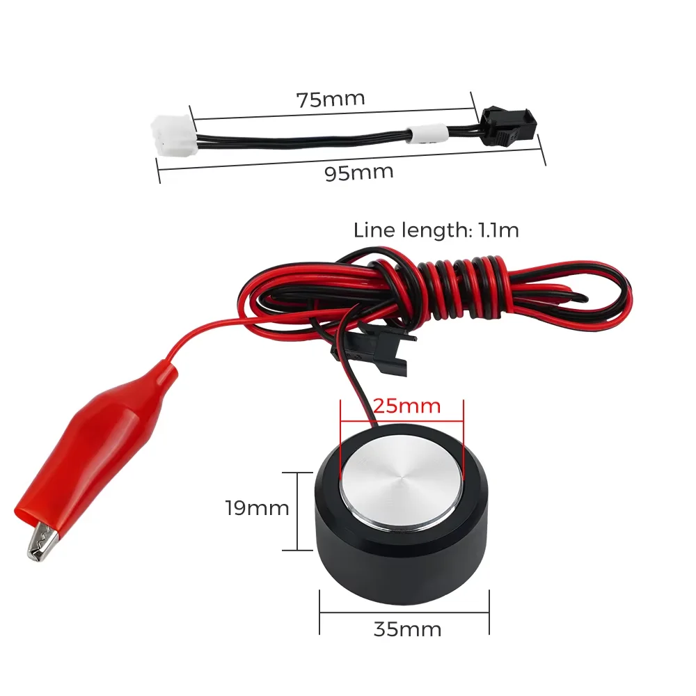 Cnc z-axis ferramenta configuração placa de toque módulo de sonda grbl roteador fresagem máquina de gravura zero verificação bloco sensor módulo