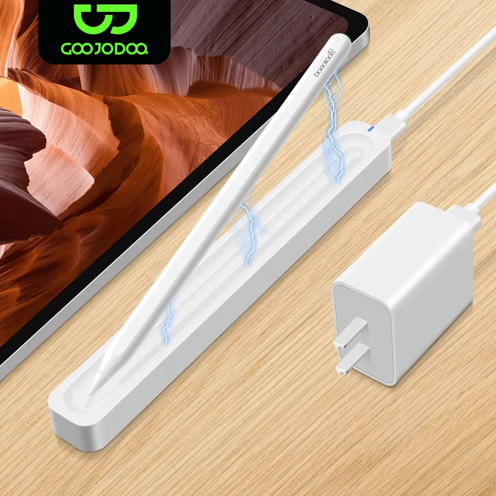 

Wireless Charger Case for GOOJODOQ GD13 Pencil Magnetic Charging Case for Apple Pencil 2