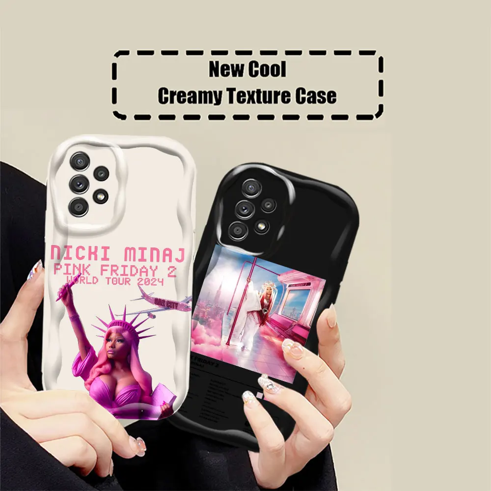 Pink Friday 2 Nicki Minaj Rapper Case For Samsung Galaxy A73 A72 A71 A35 A34 A33 A32 A31 A25 A24 A23 A15 A14 A13 A05S A05 Cover