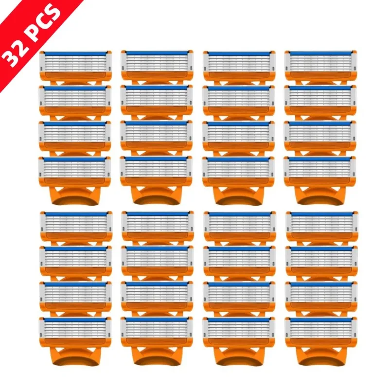 Original bindender Rasierer für Männer, Gesichtshaar, Bart, Rasieren, manuelle Rasiererkassetten, Ersatz-Rasierköpfe, austauschbarer Schneidkopf