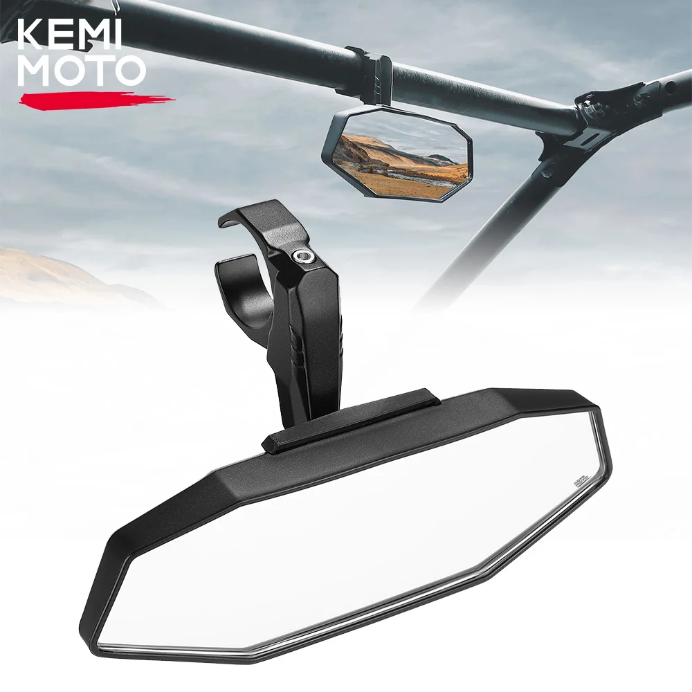 

1.6-2" KEMIMOTO UTV Convex Rearview Mirror for CFMoto for Can-Am Maverick X3 Compatible with Polaris RZR Ranger 800 1000 XP 900