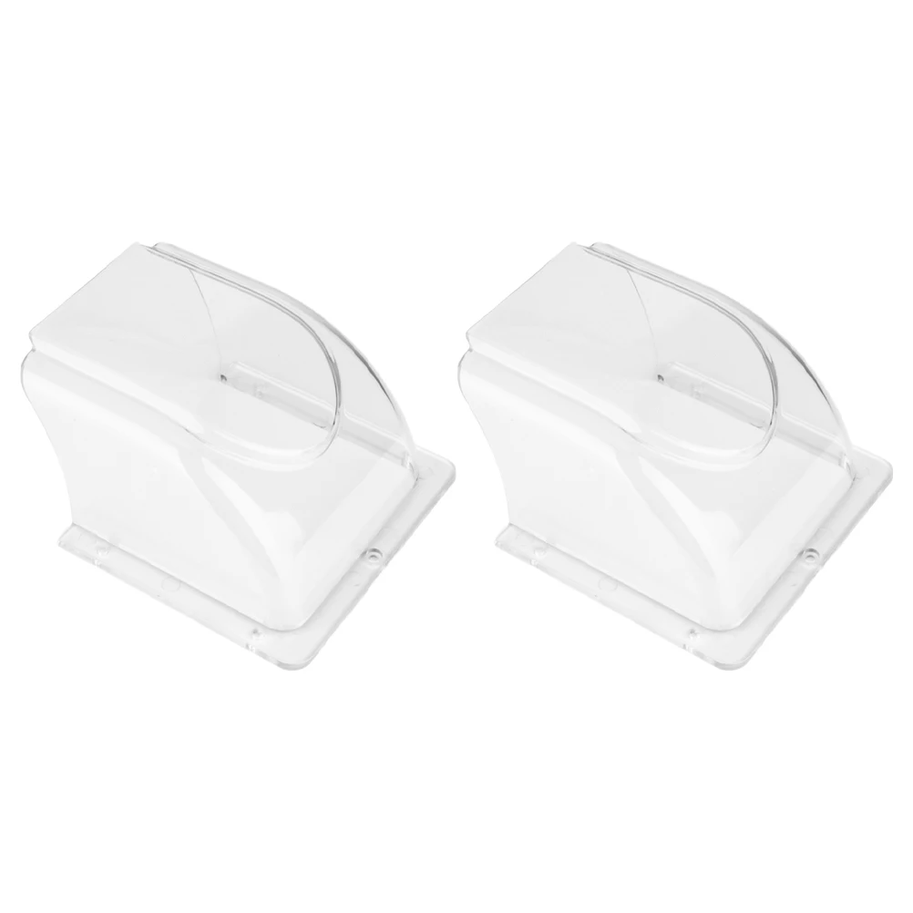 

2 Pcs Access Control Machine Rain Cover Doorbell Electronic Lock Weather-blocking