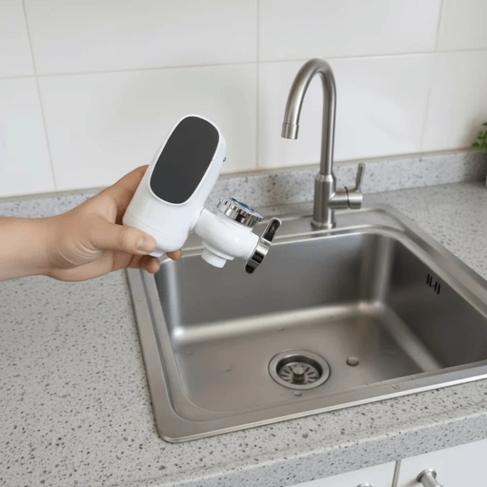 

3000W Fast Heating Instant Water Heater Digital Display Temperature Display Tankless Heaters Portable Electric Fast Heating Tap
