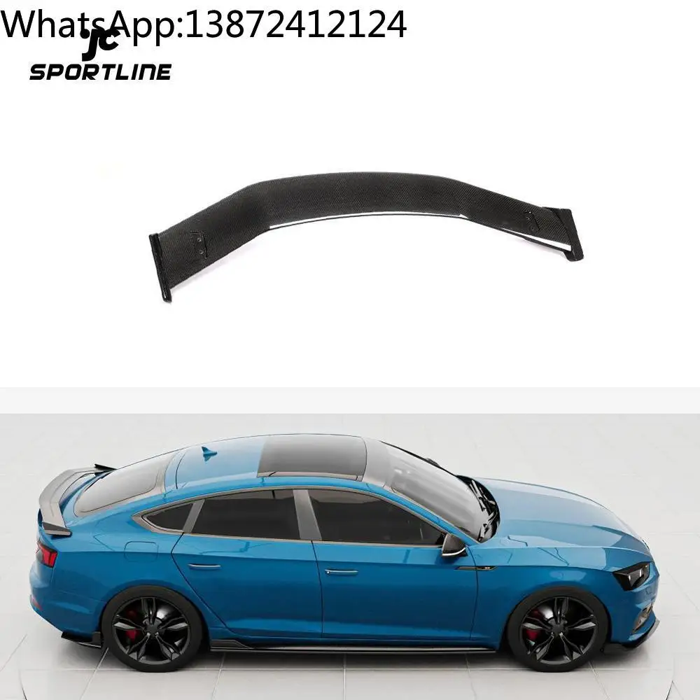 

Real Carbon Fiber Rear Trunk Spoiler Wing for Audi A5 S5 RS5 2017 2019