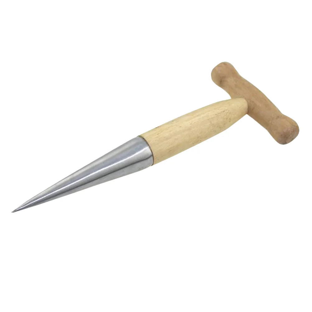 

Stainless Steel Plant Dibbler Wooden Handle Garden Tool Tool for Migration Plant Seed Planting Dibbler Sow Dibber