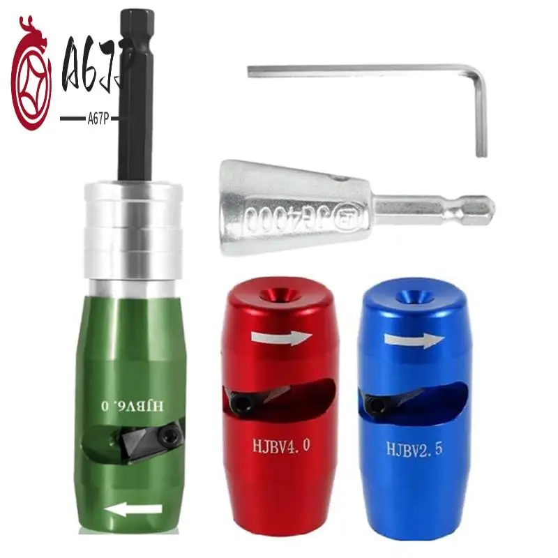 

A67P-Wire Stripper And Twister,2 In1 Electric Wire Stripper And Crimping Tool Portable Electric Wire Stripper For Power Drill