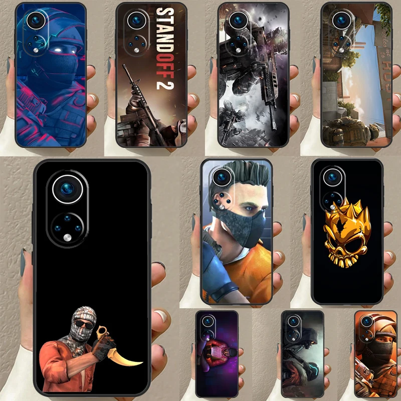 Standoff 2 For Huawei P20 P30 P40 P60 Pro P Smart Nova 9 5T Honor 70 90 50 Magic5 Lite X7a X9a X8a Case