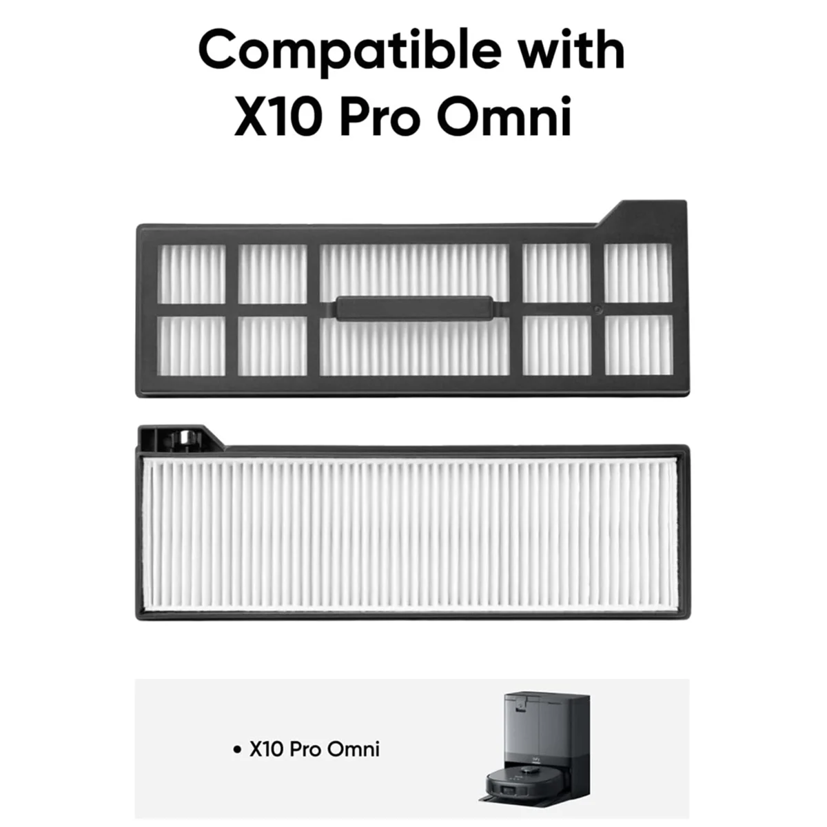 Para x10 pro omni aspirador de pó filtro hepa peças reposição acessórios