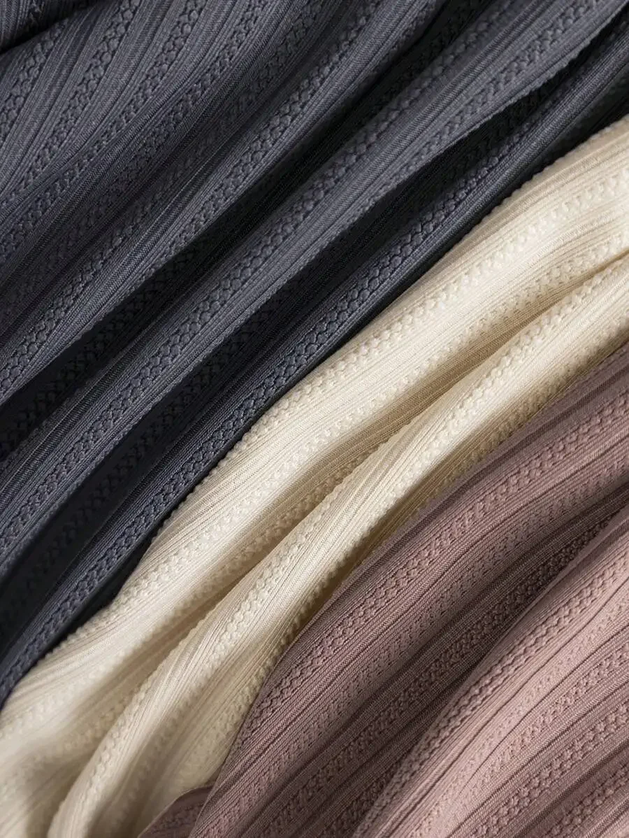 

Women’s 3-Pack Solid Ruched Casual Sleep Shorts For Summer