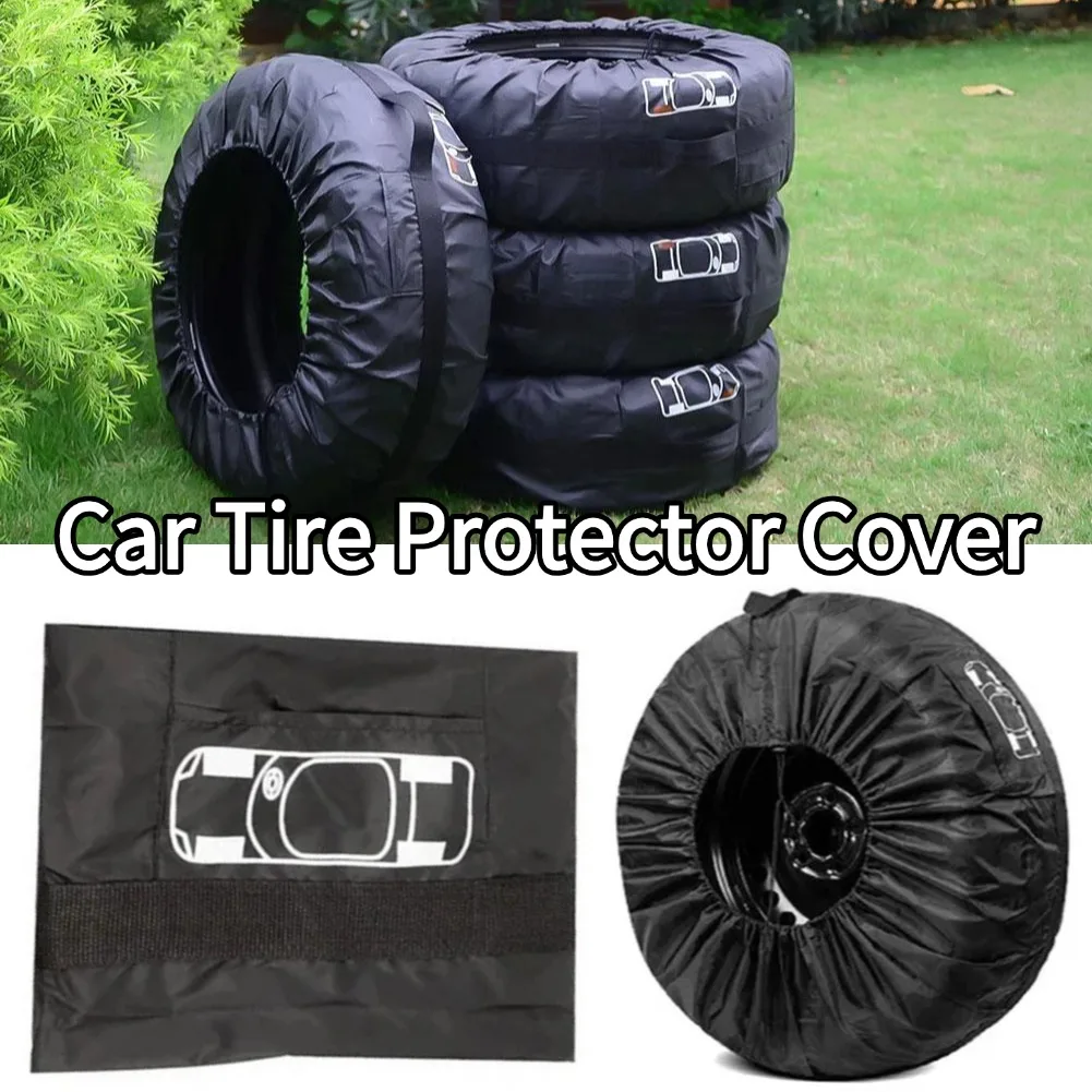1 قطعة عالية الجودة الغبار مقاوم للماء سيارة أكياس تخزين الإطارات الاحتياطية دائم إطار السيارة المضادة للخدش حامي غطاء اكسسوارات السيارات #1