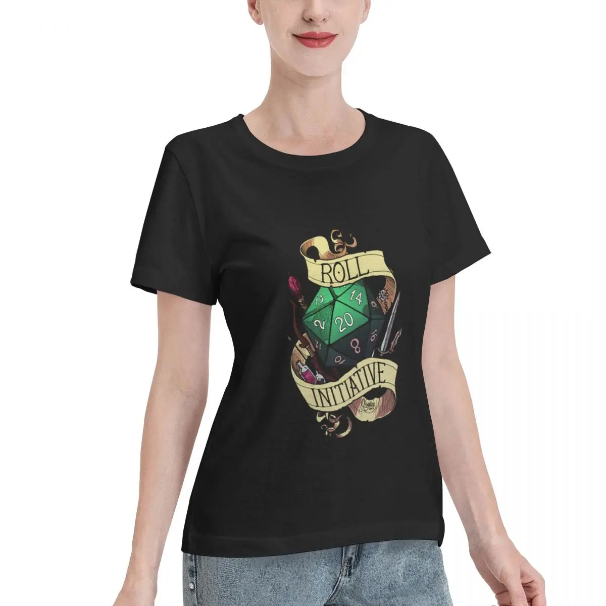 Quick Dispatch Roll Initiative Women's T-shirt Basic Women T-Shirt