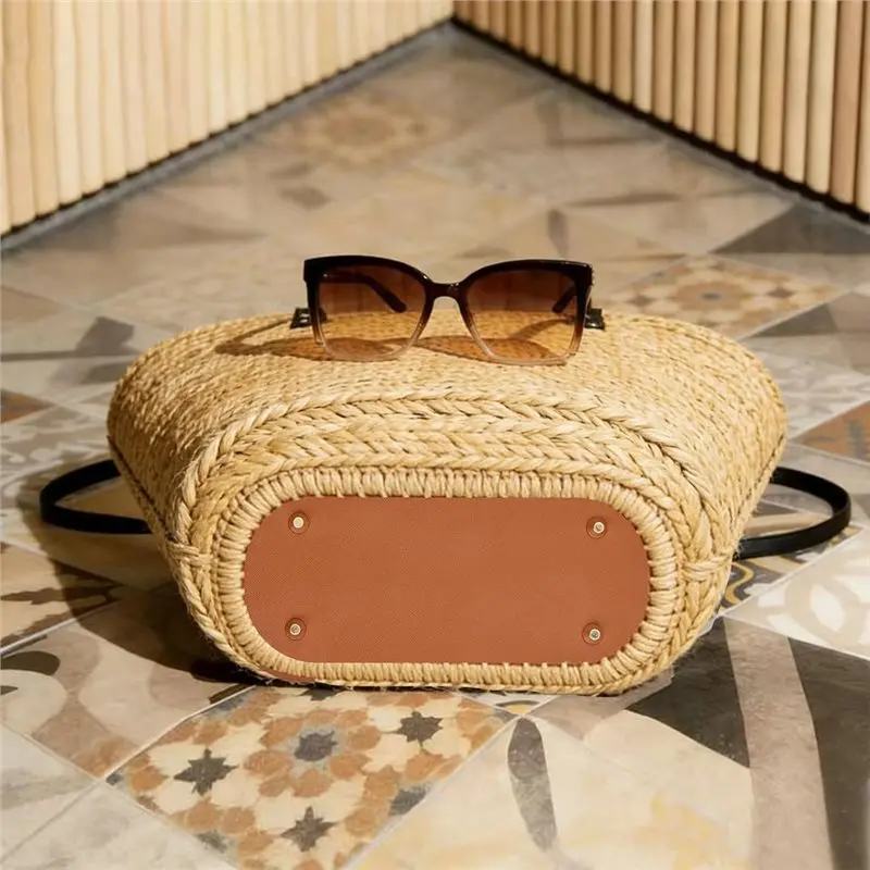 A93Z PU Leather Bag Bottom 4 Pcs, For Crochet Handbag Purse Tote Shoulder Bag Bases In Brown For DIY Knitting