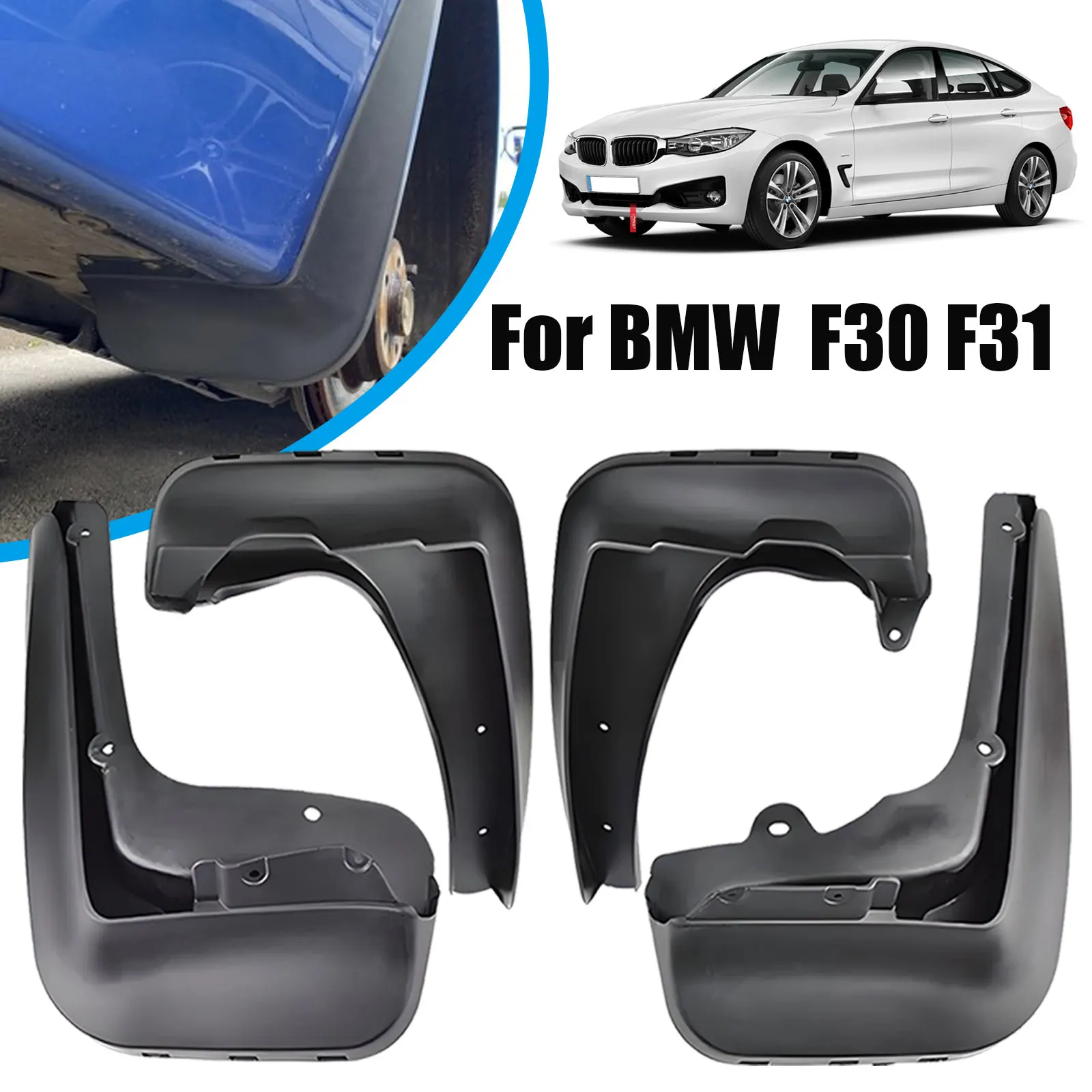 

4 шт. автомобильные брызговики для BMW 3 серии F30 F31 2012-2018 Atuo, крылья, брызговики, брызговики, автомобильные аксессуары