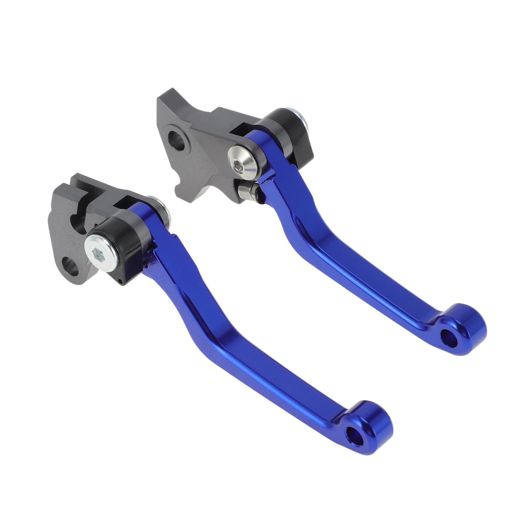 Motoforti Motorcycle Short Brake Clutch Lever for Yamaha TTR125LE TW200 XT250 Solid Blue