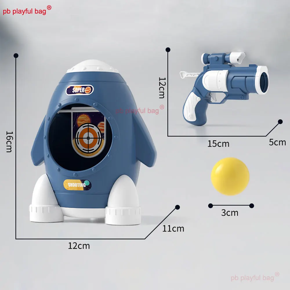 Sport all'aria aperta Pistola a proiettile morbido Razzo Bersaglio Giochi CS competitivi interattivi per bambini Accessori giocattolo Regali divertenti QG600