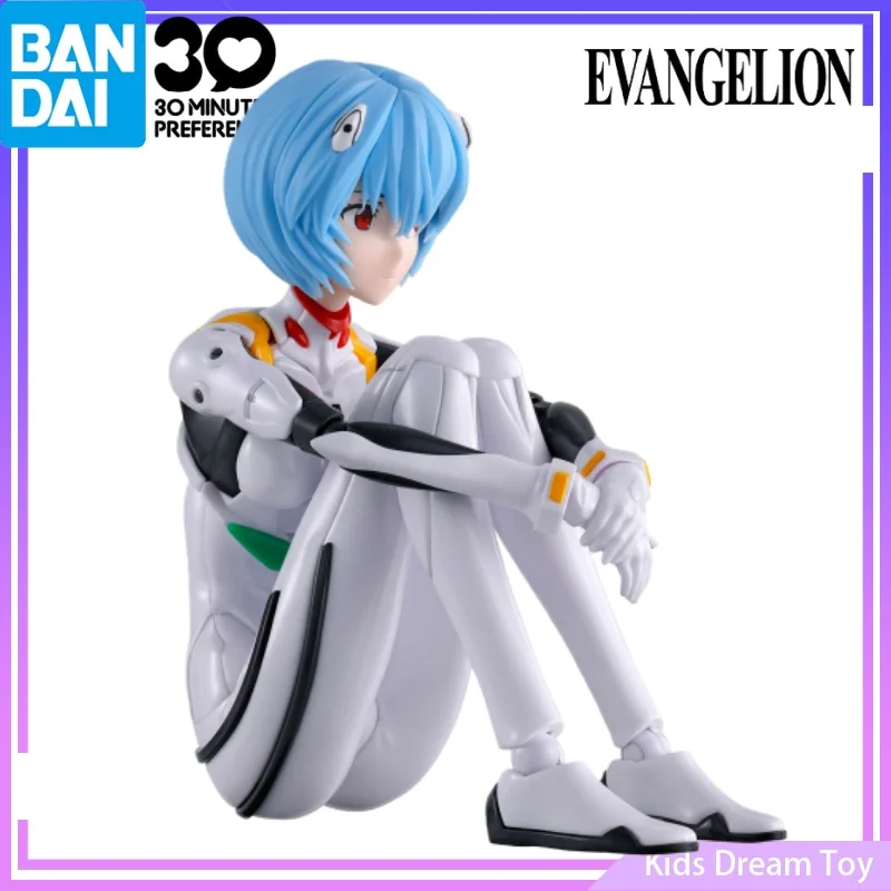 Assembly Bandai in Stock Original 30MP NEON GENESIS EVANGELION Anime REI AYANAMI(PLUG SUIT Ver.) Action Figures Toys Collectible