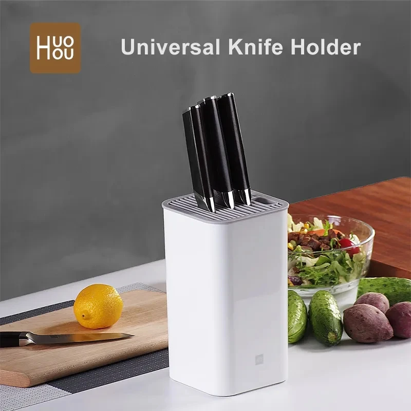 Xiaomi Kitchen Knife Holder Multifunctional Storage Rack Tool Holder Knife Block Stand Kitchen Accessories Huohou