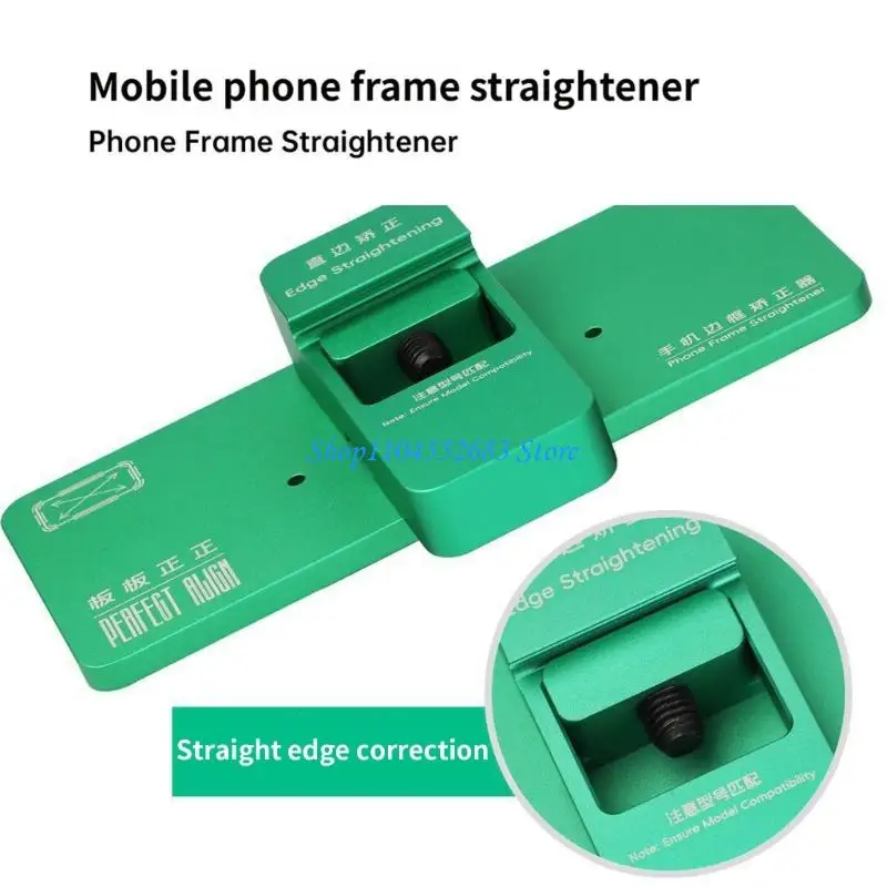 Y6GD Professional Aluminum Alloy Phone Edges Alignment Phone Frame Straightener For Cracked Screen Replacement Technicians