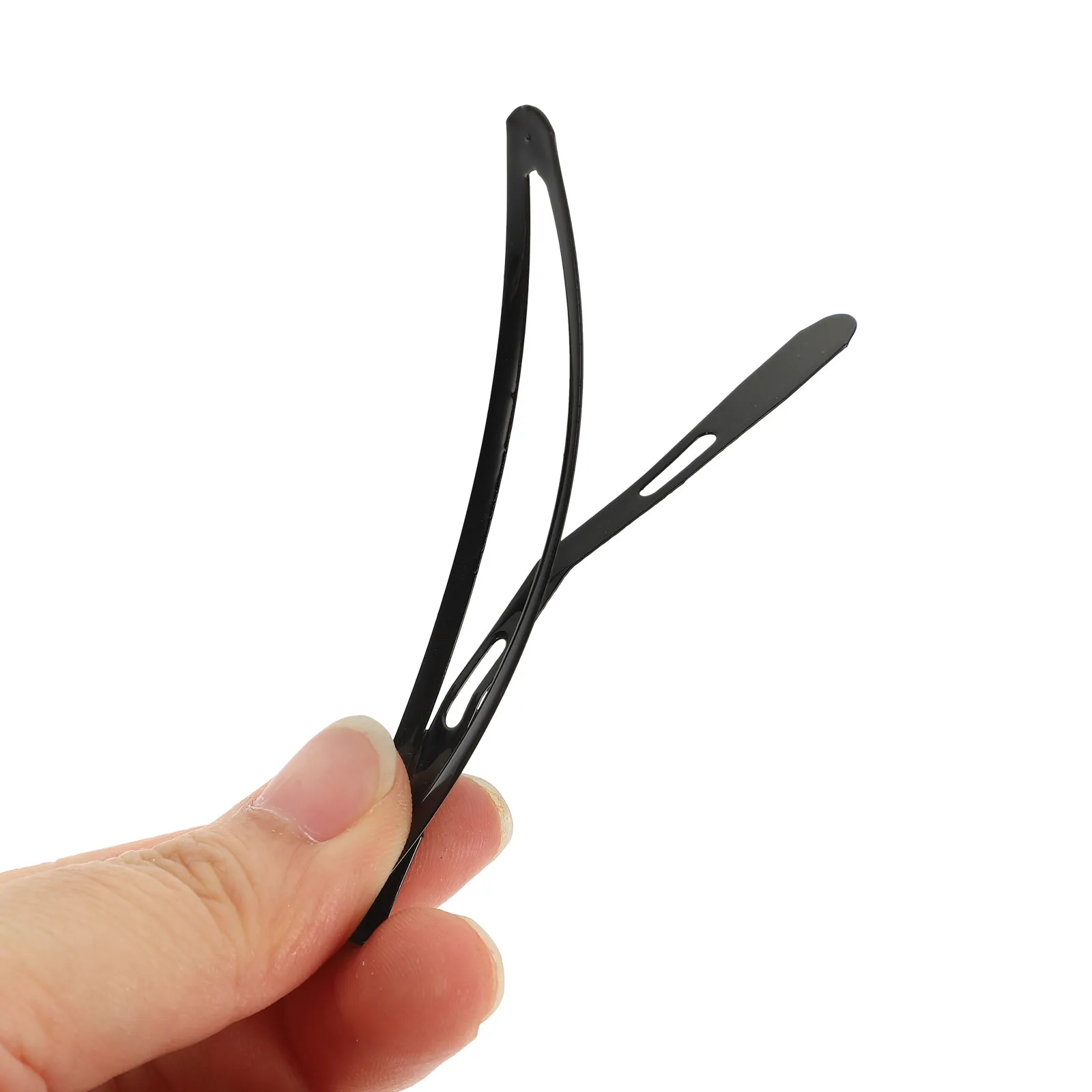 

Набор из 10 больших модных заколок для волос без заломов, не оставляющих следов, для вечеринок, свадеб, выпускных, повседневного использования, для девочек и женщин, черные