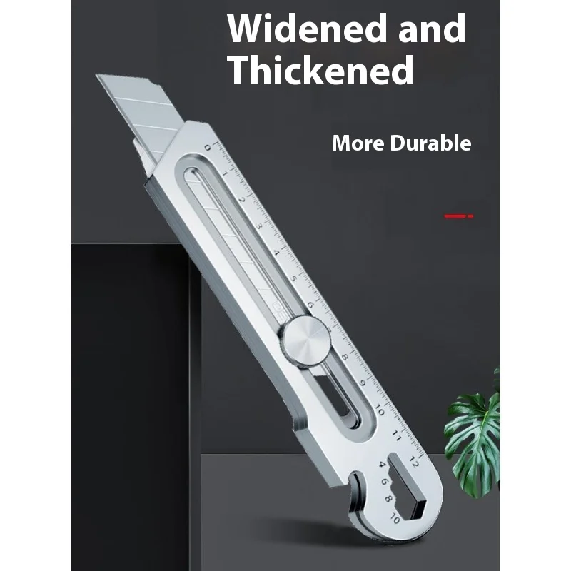 

Heavy-Duty Stainless Steel Craft Knife with Thickened Blade Large Size Wallpaper Industrial Grade Paper Cutter