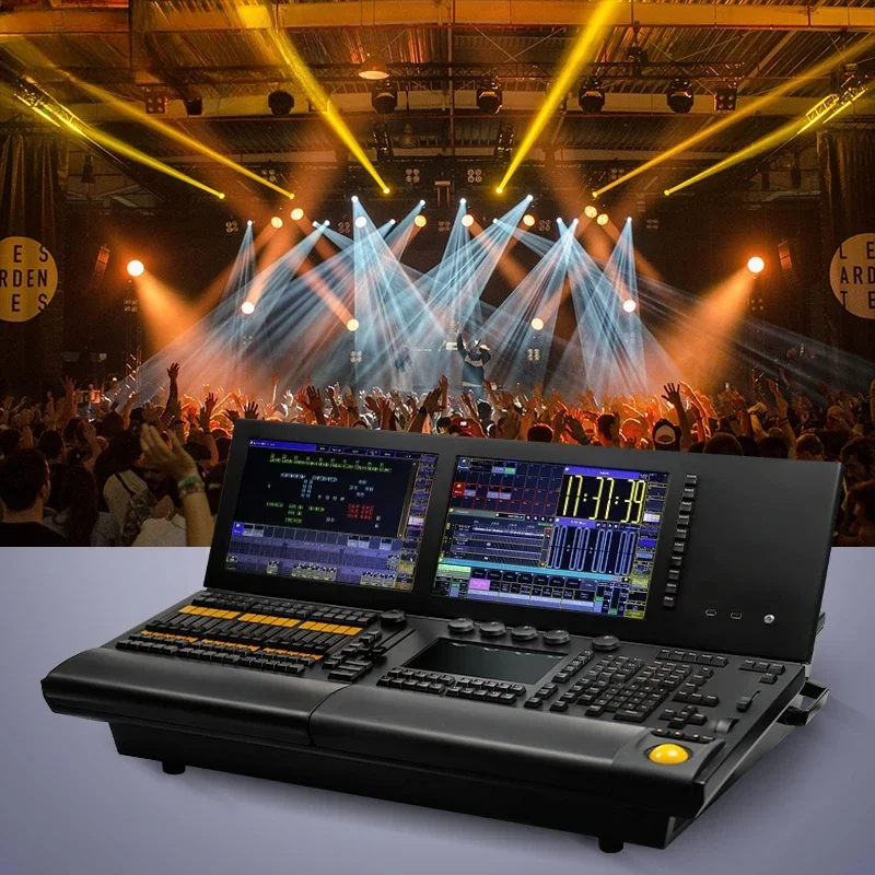Controlador de luz de palco profissional Grand Ma2 no pc Fader Wing dmx 512 console de iluminação dj