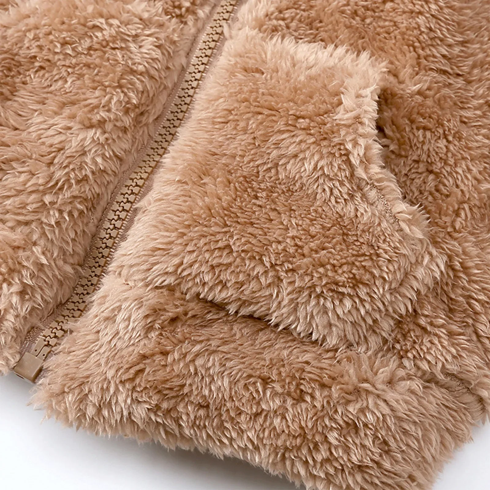 Cute Baby Girls Jacket Kids Boys Coats Hoodie Children Outerwear Boy Warm Fleece Hooded Jacket Coat Bear Ear Winter Coats image 3