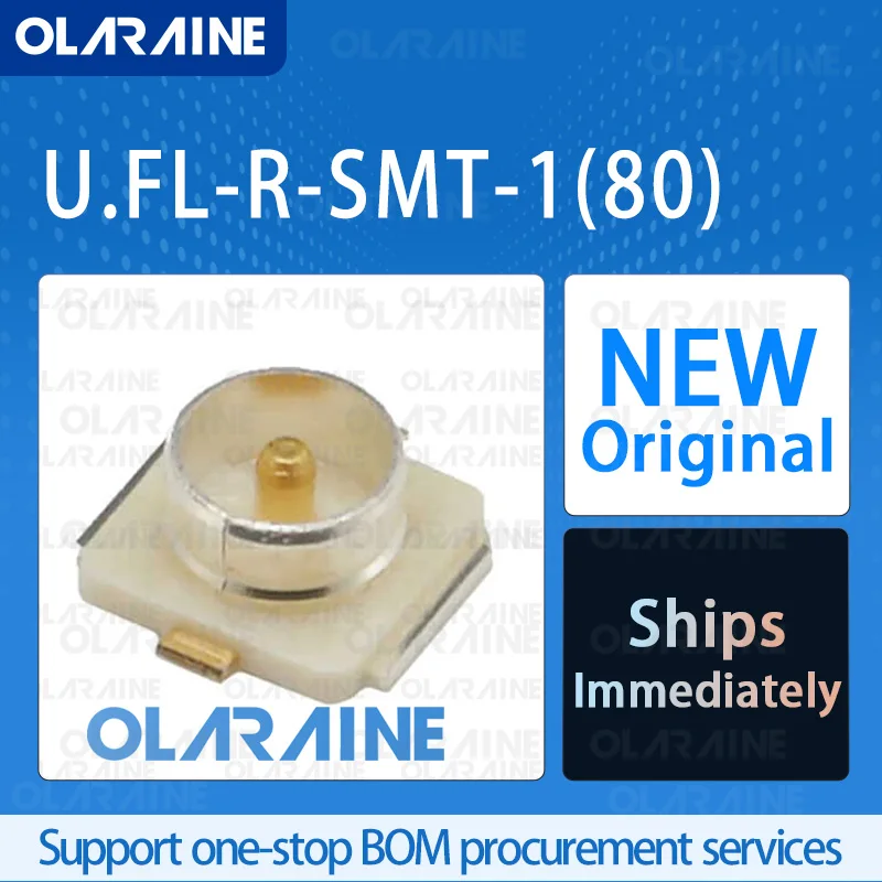 

50/200/500Pcs U.FL-R-SMT-1(80) 100% brand new and original IC chip RF/coaxial connectors