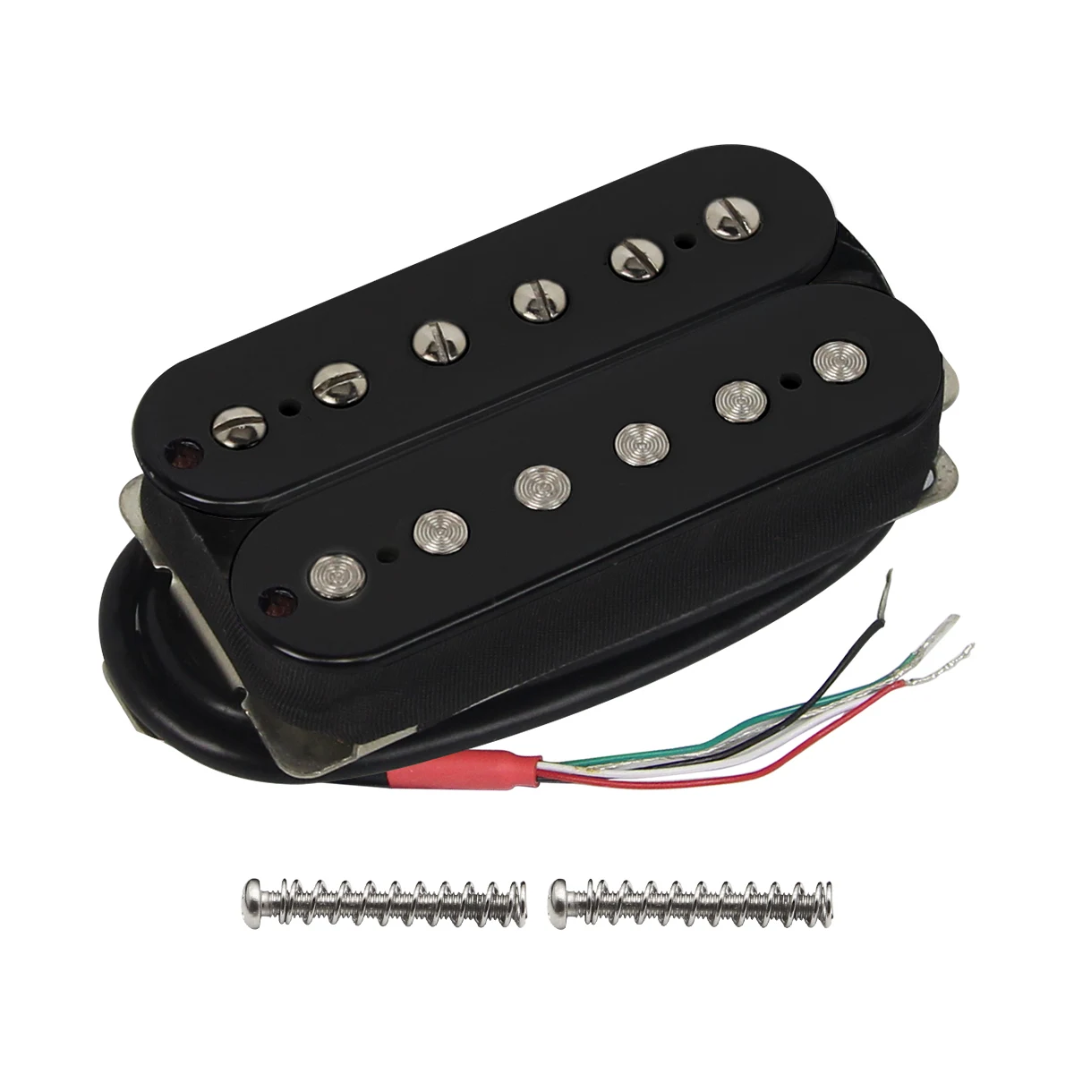 

FLEOR Alnico 5 Гитара шеи Humbucker Пикап двойной катушки Пикап Черный 4-провода