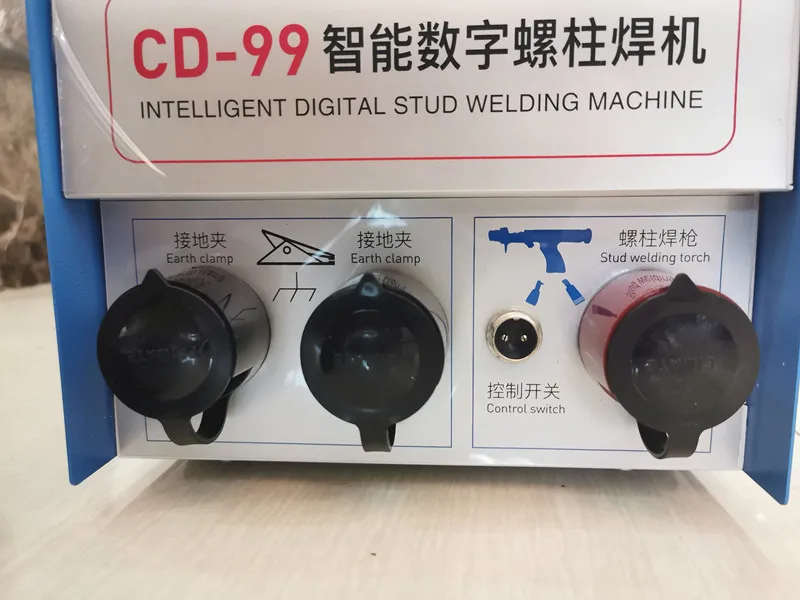 220V Capacitor Discharge Stud Welder Bolt Plate Welding Machine Welding M3-M10 studs for welding Carbon steel stainless  aluminu