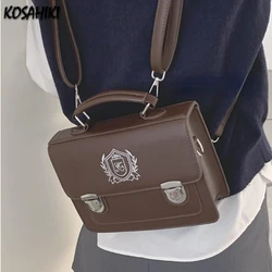 Vintage Korean Trendy All Match Schoolbag Casual Sweet Japanese Kawaii Handbags Y2k Aesthetic Fashion Streetwear Backpacks Women