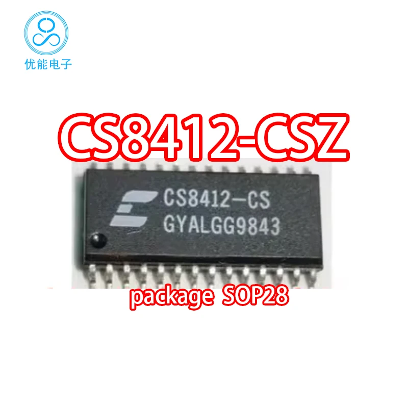 CS8412-CSZ CS8412-CS CS8412-IS chip packaging SOP28 digital audio decoding chip