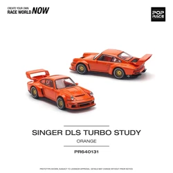 PreSale Pop Race 1:64 Singer DLS Turbo 964 Track Diecast Diorama Model Collection Miniature Toys