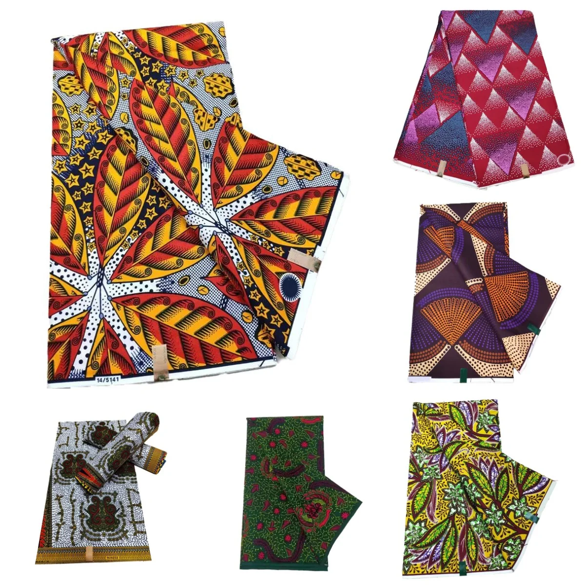 

Newest Design Guaranteed Veritable African Wax Prints Fabric Soft 100% Cotton Ankara Batik Cloth Fashion Women Loincloth Dresses