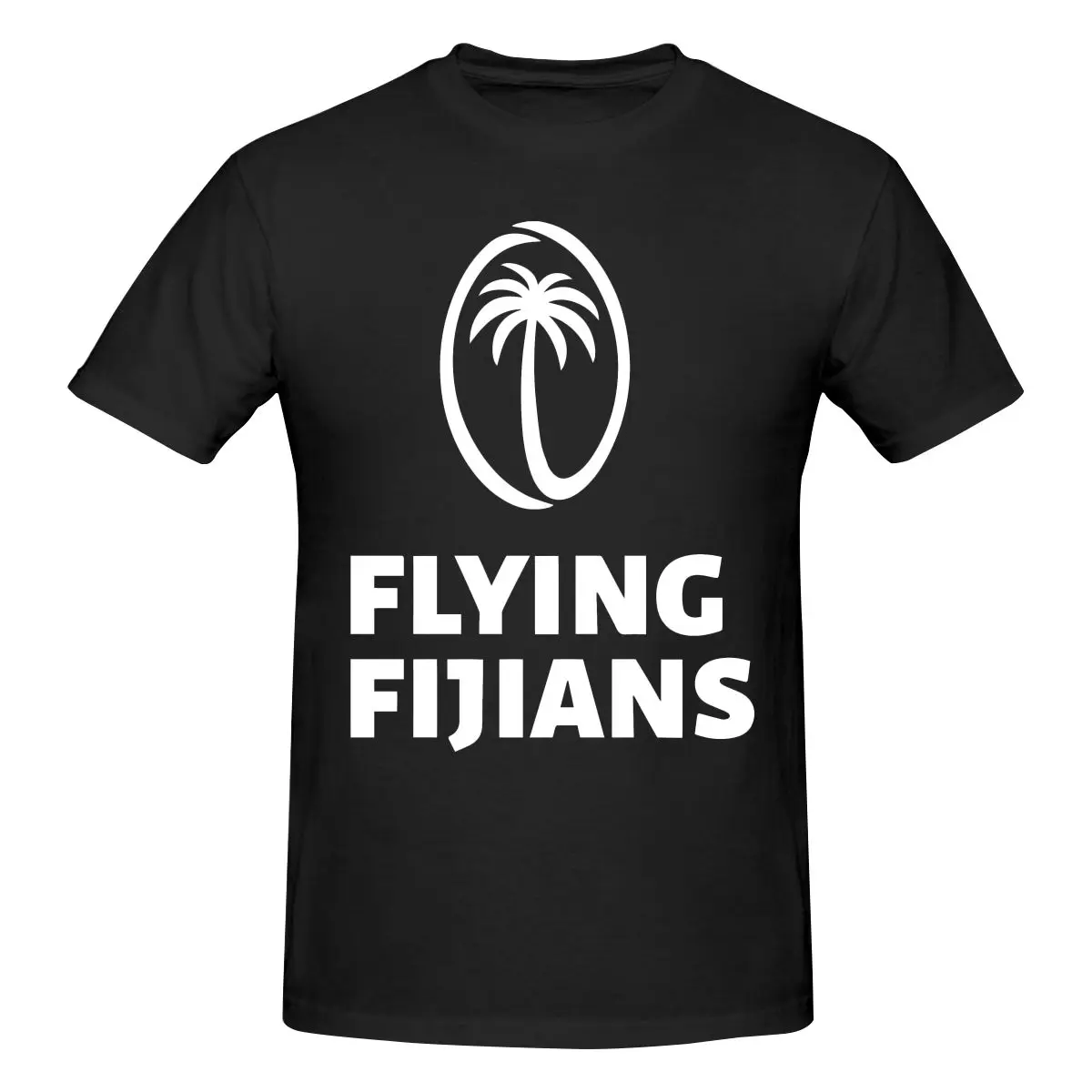 

Мужская футболка с принтом Funny Fiji Rugby - Flying Fijians, футболка унисекс, мужская рубашка