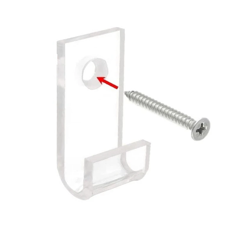 30Pcs Vinyl Record Display Shelf Wall Mount Minimalist Acrylic Vinyl Holder For CD Display