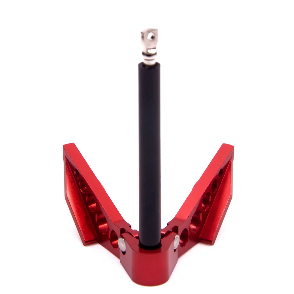 金属シミュレーション折りたたみ式ウインチグランドアンカー装飾ツール軸方向 SCX10 1/10 RC クローラー車のアップグレード部品