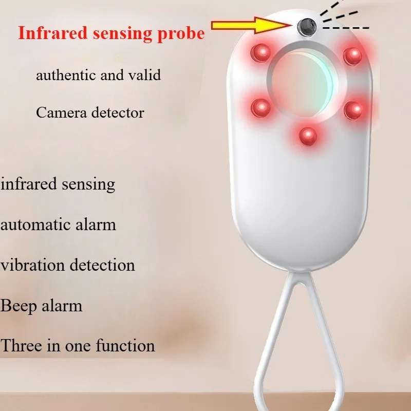 ‌Compact Anti-Spy Detector‌ - USB Rechargeable Bug Finder, Wireless Camera Locator for Home & Office Privacy Protection