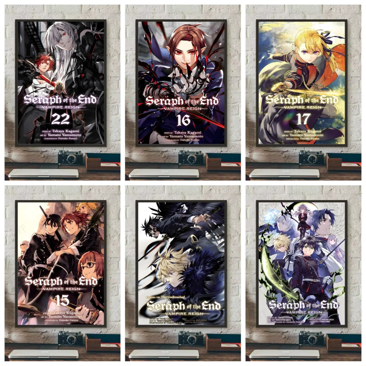 Adult Jigsaw Puzzle 500/1000 pcs Puzzle  Anime Seraph of The End Paper Puzzle Decorative Painting Exercise Brain Thinking