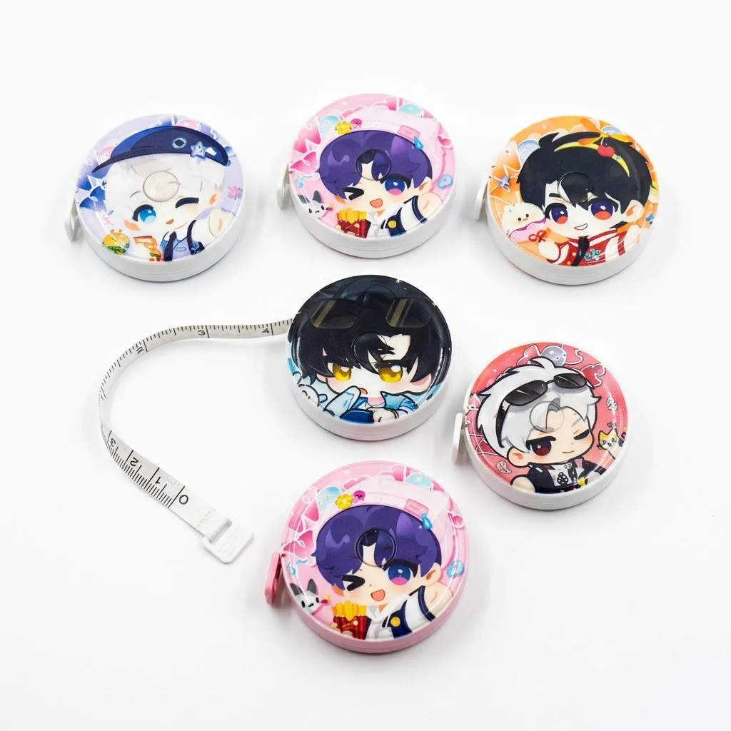 Love and Deepspace Xavier Zayne Rafayel Sylus Caleb Soft Tape Measure 2m Double Sided Metric Inch Body Ruler Sewing Gift