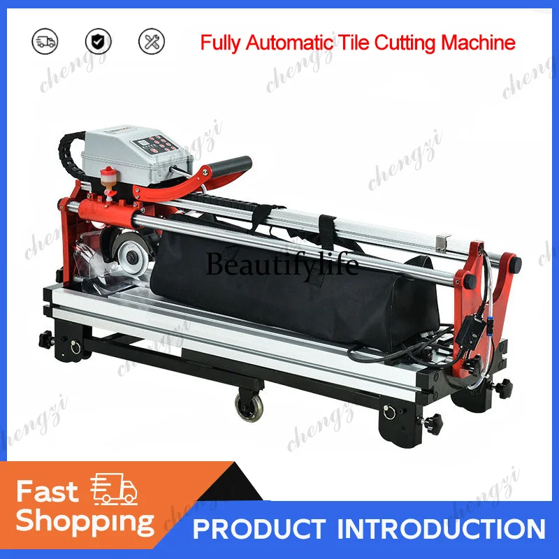 A172 Fully Automatic Desktop Tile Cutting Machine, Floor Tile Stone 45 Degree Chamfering Slotting Rounding Cutting Machine
