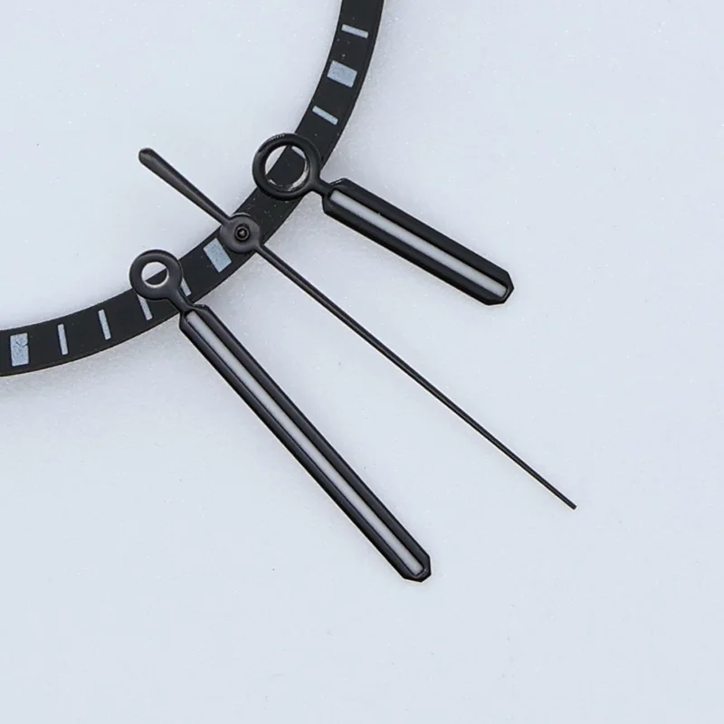 ساعة Aiguille Royal Oak باللون الفضي C3 Super Lumen لـ Seiko Mod NH35 36 أجزاء الساعة مؤشر اليد الثانية