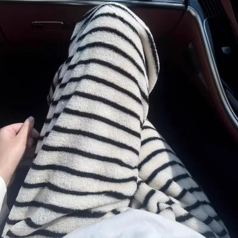 

Полосатые бархатные домашние брюки из кораллового флиса для девочек, теплые брюки, женские утепленные домашние женские свободные теплые спальные брюки, осень-зима